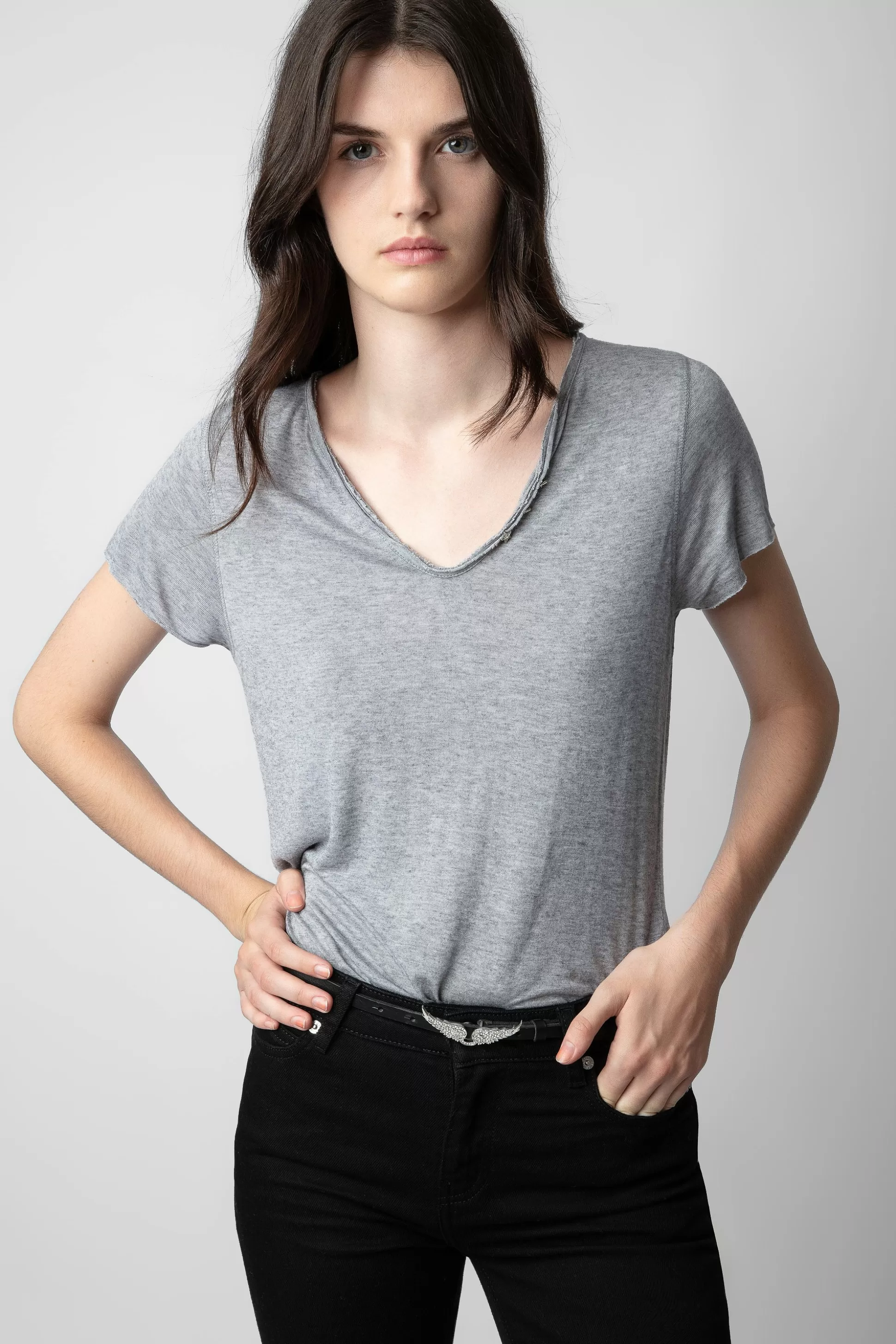 Femmes Zadig & Voltaire T-Shirts^T-Shirt Henley Bijoux