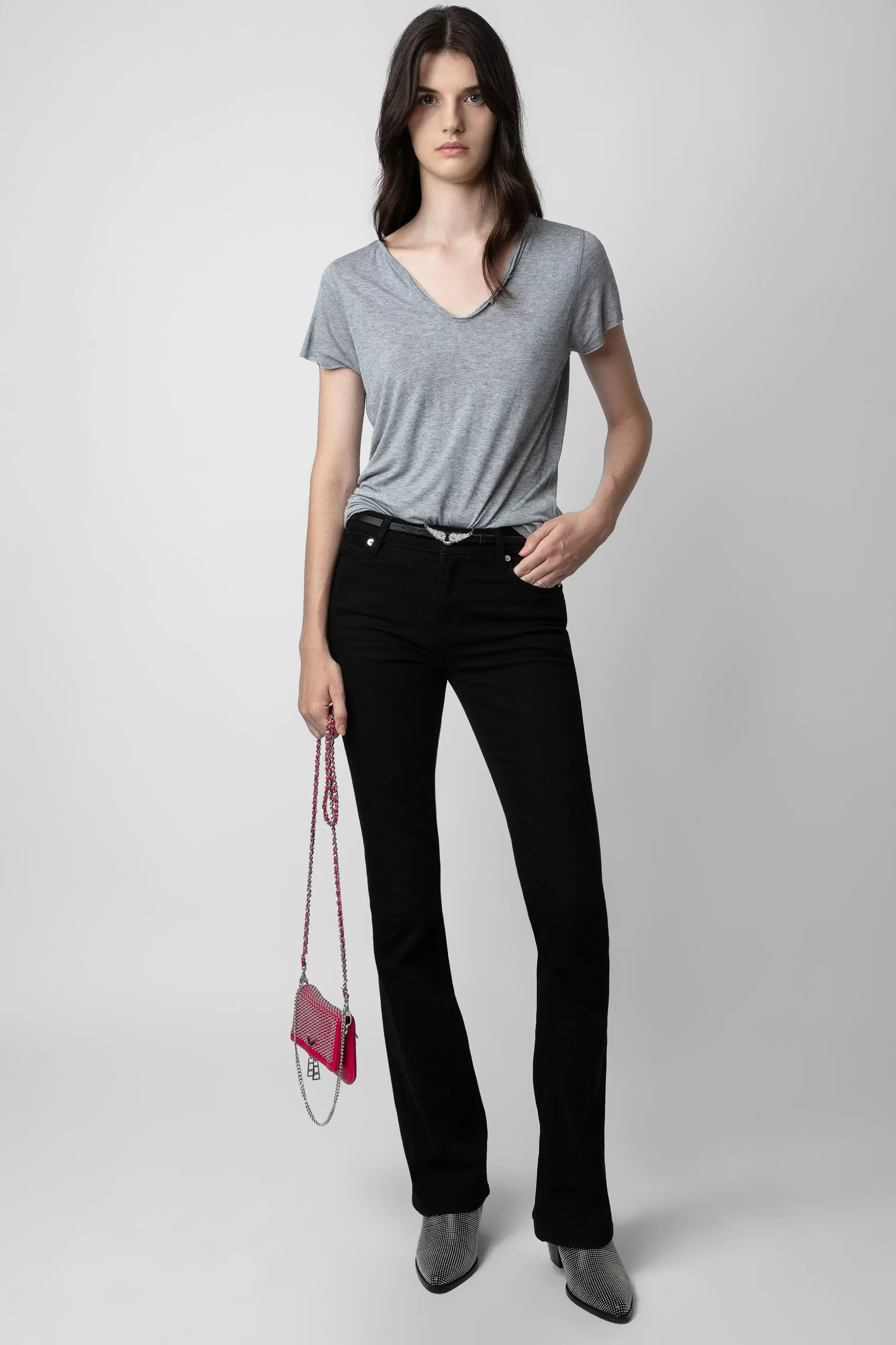 Femmes Zadig & Voltaire T-Shirts^T-Shirt Henley Bijoux