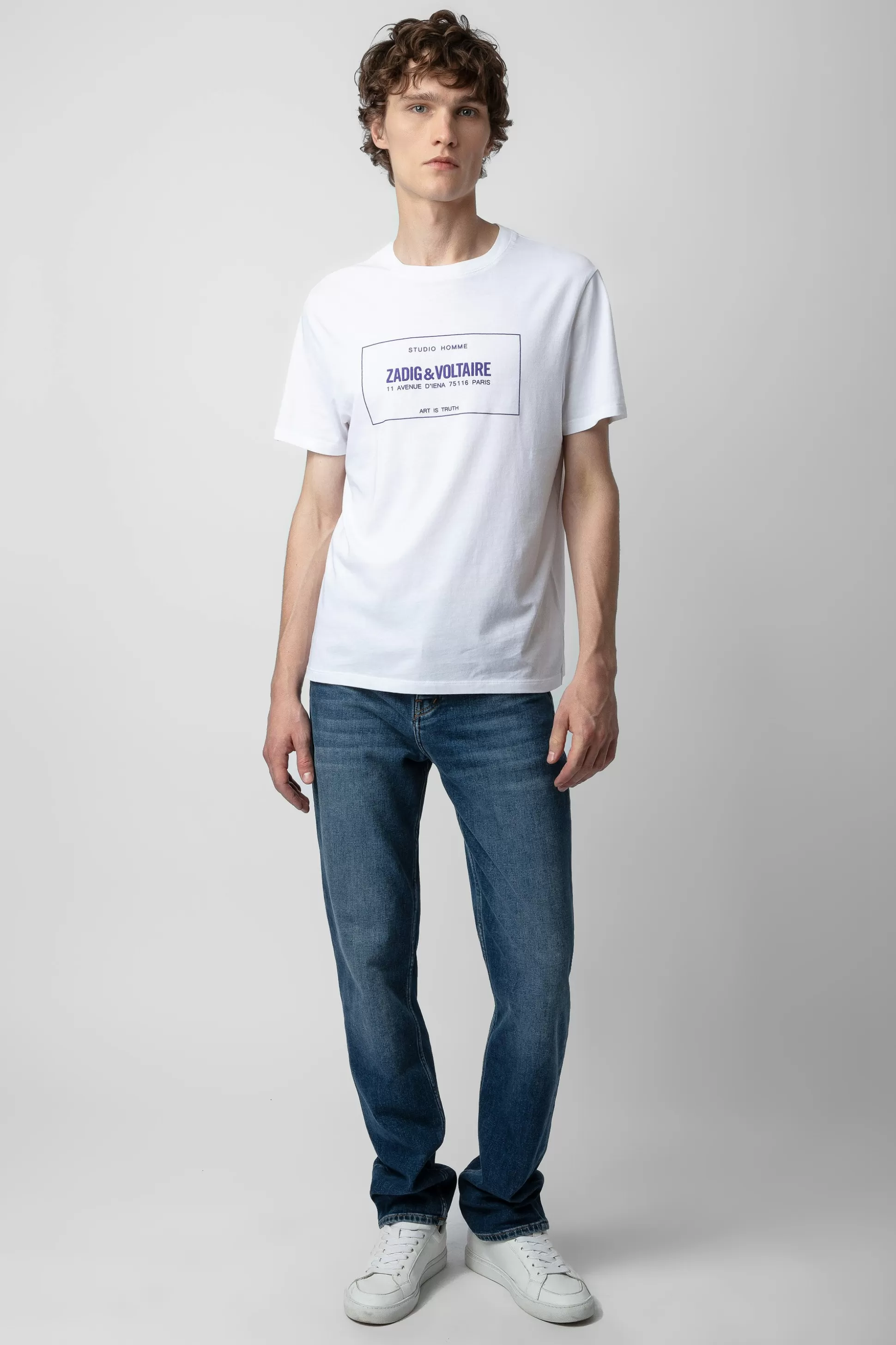 Hommes Zadig & Voltaire T-Shirts^T-Shirt Insigne Ted