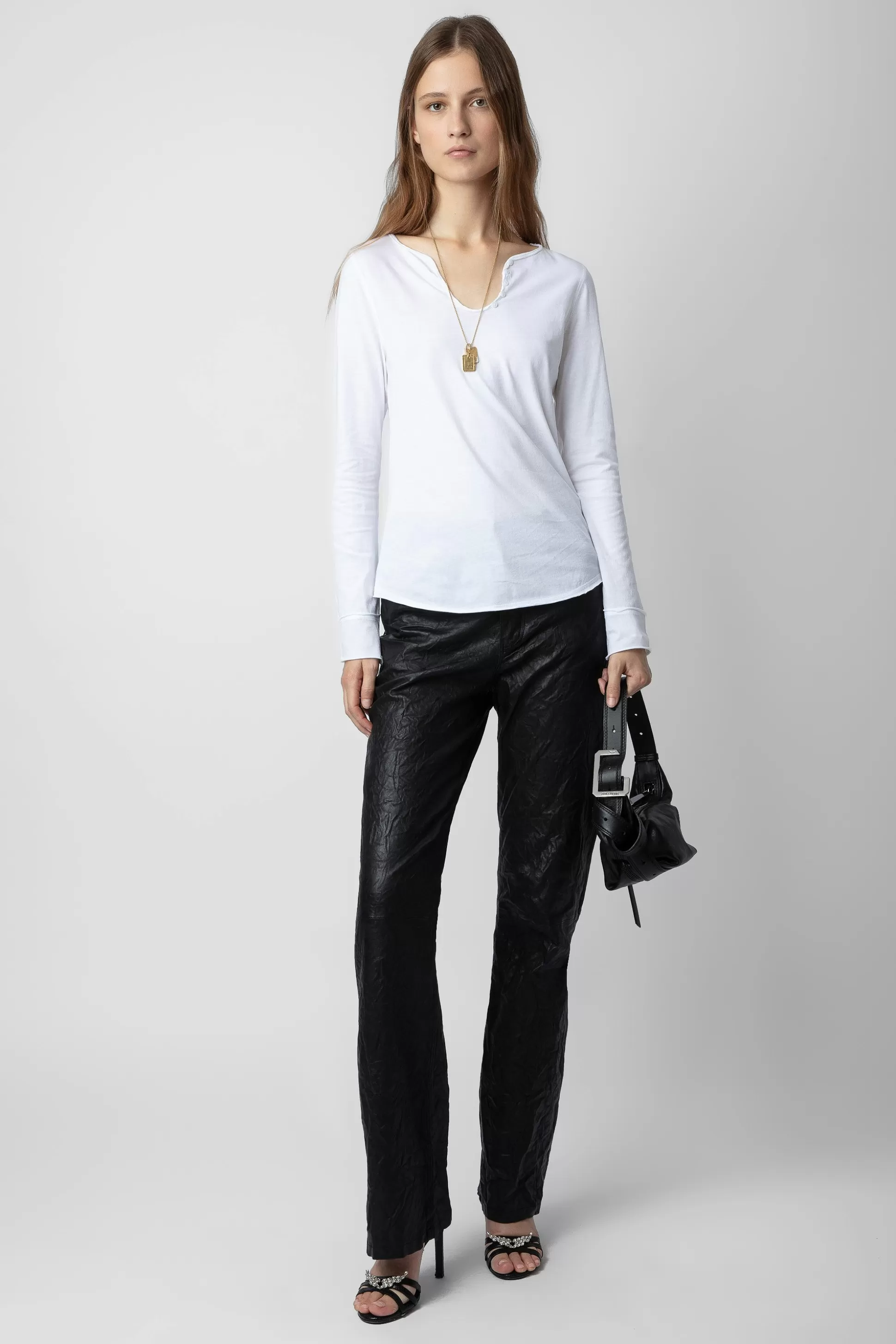 Femmes Zadig & Voltaire T-Shirts^T-Shirt Karlek Henley