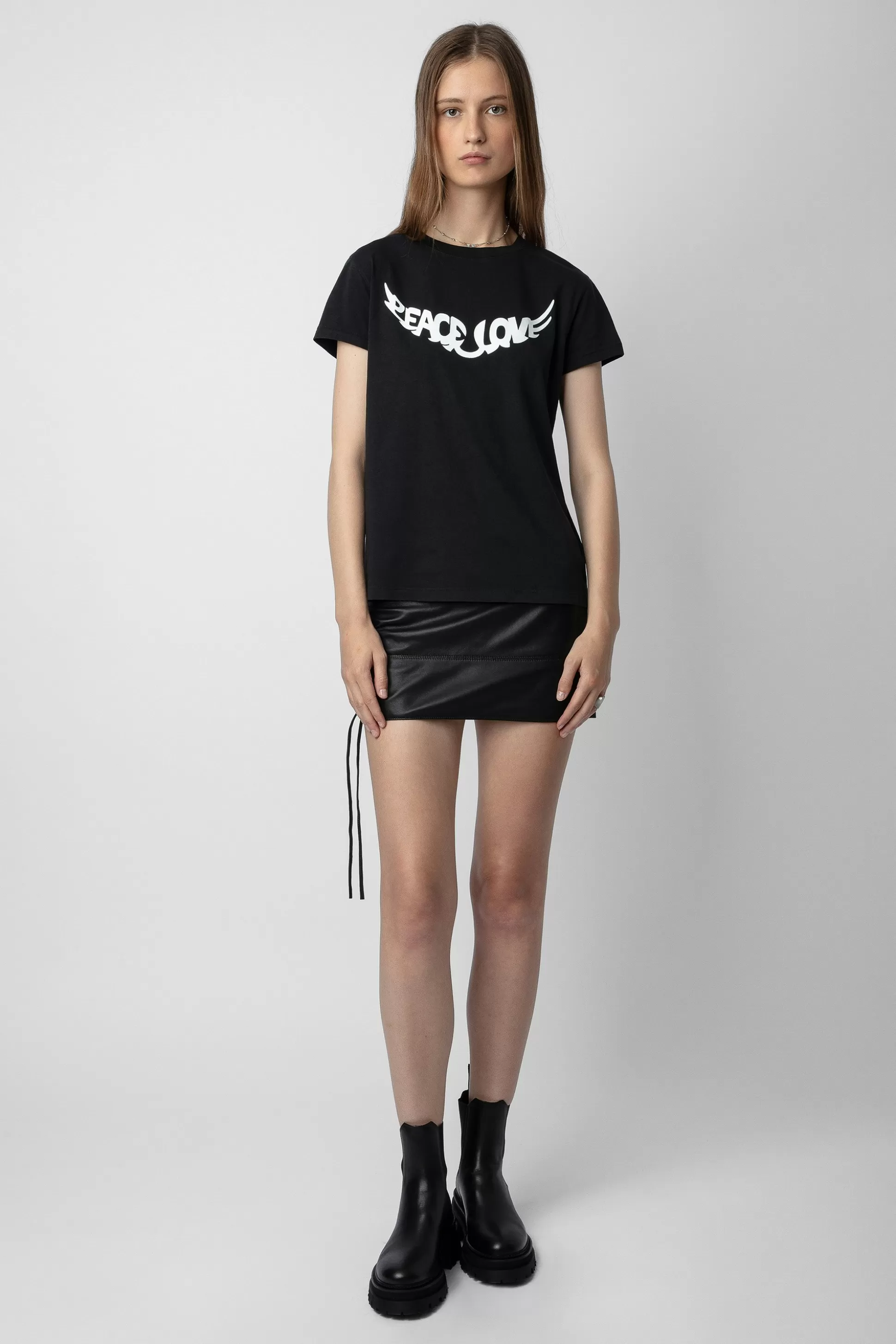 Femmes Zadig & Voltaire T-Shirts^T-Shirt Marcher Paix Et Amour