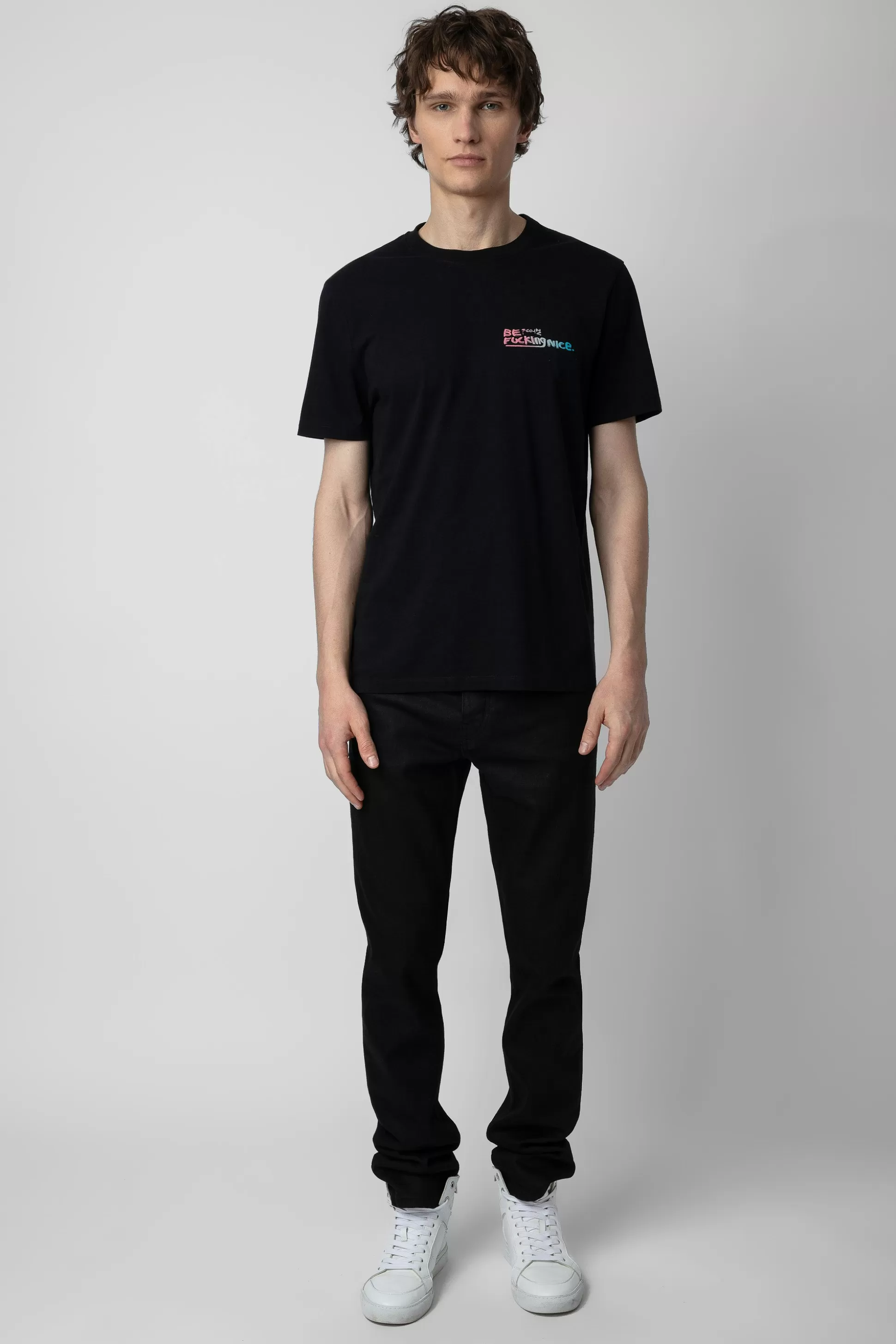 Hommes Zadig & Voltaire T-Shirts^T-Shirt Ted A Imprime Photo