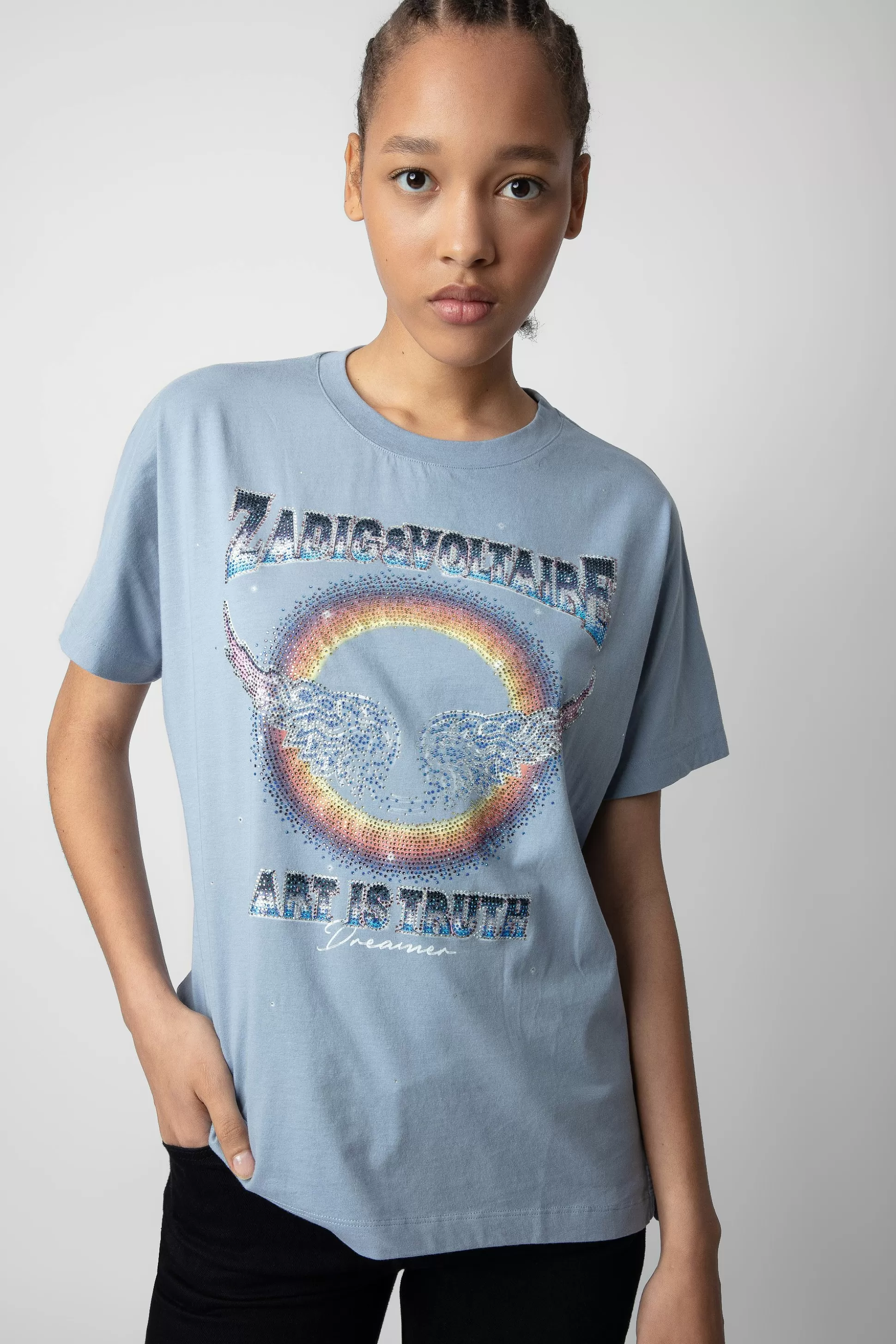 Femmes Zadig & Voltaire T-Shirts^T-Shirt Tommer Diamante