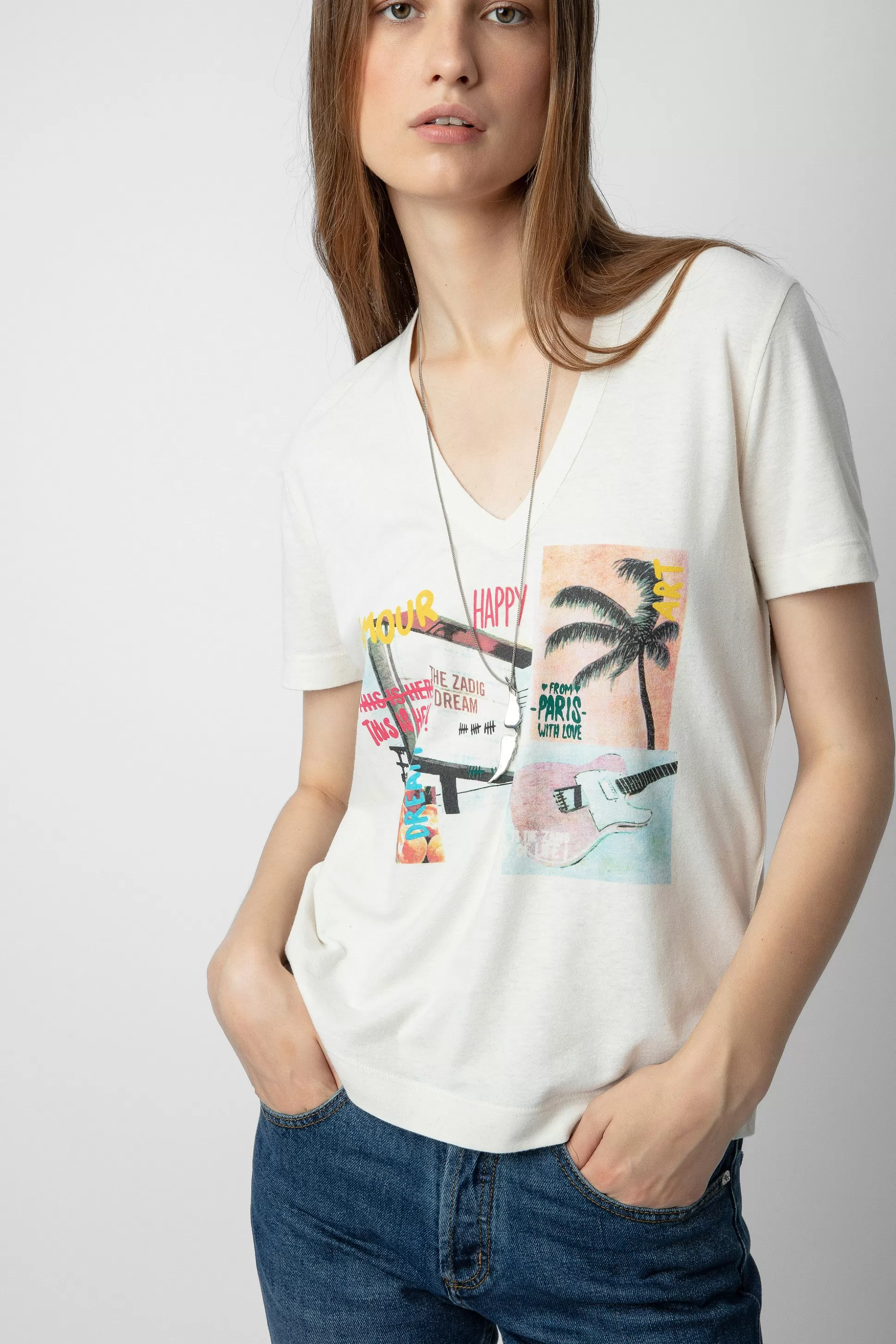 Femmes Zadig & Voltaire T-Shirts^T-Shirt Wassa