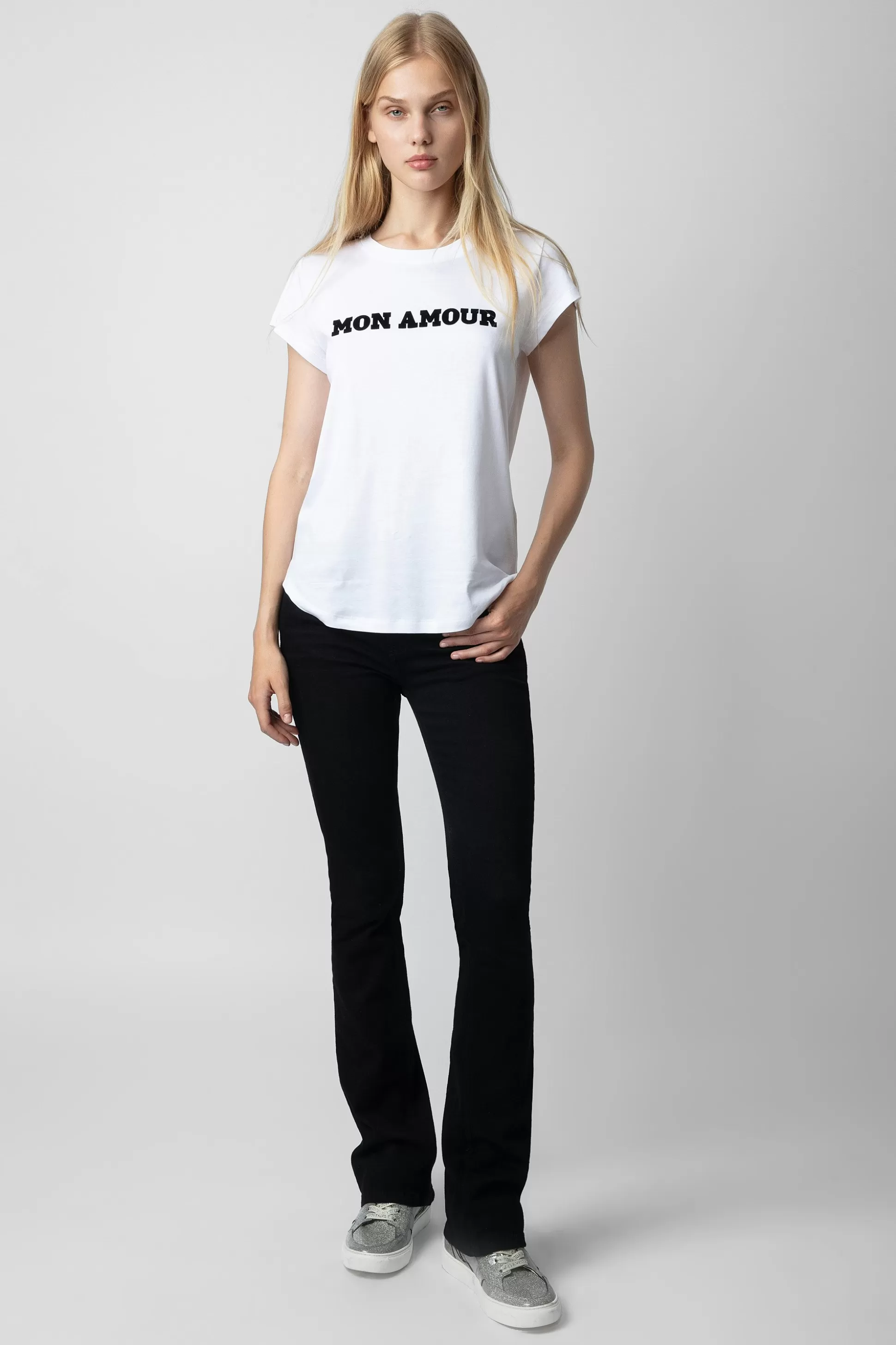 Femmes Zadig & Voltaire T-Shirts^T-Shirt Woop Mon Amour