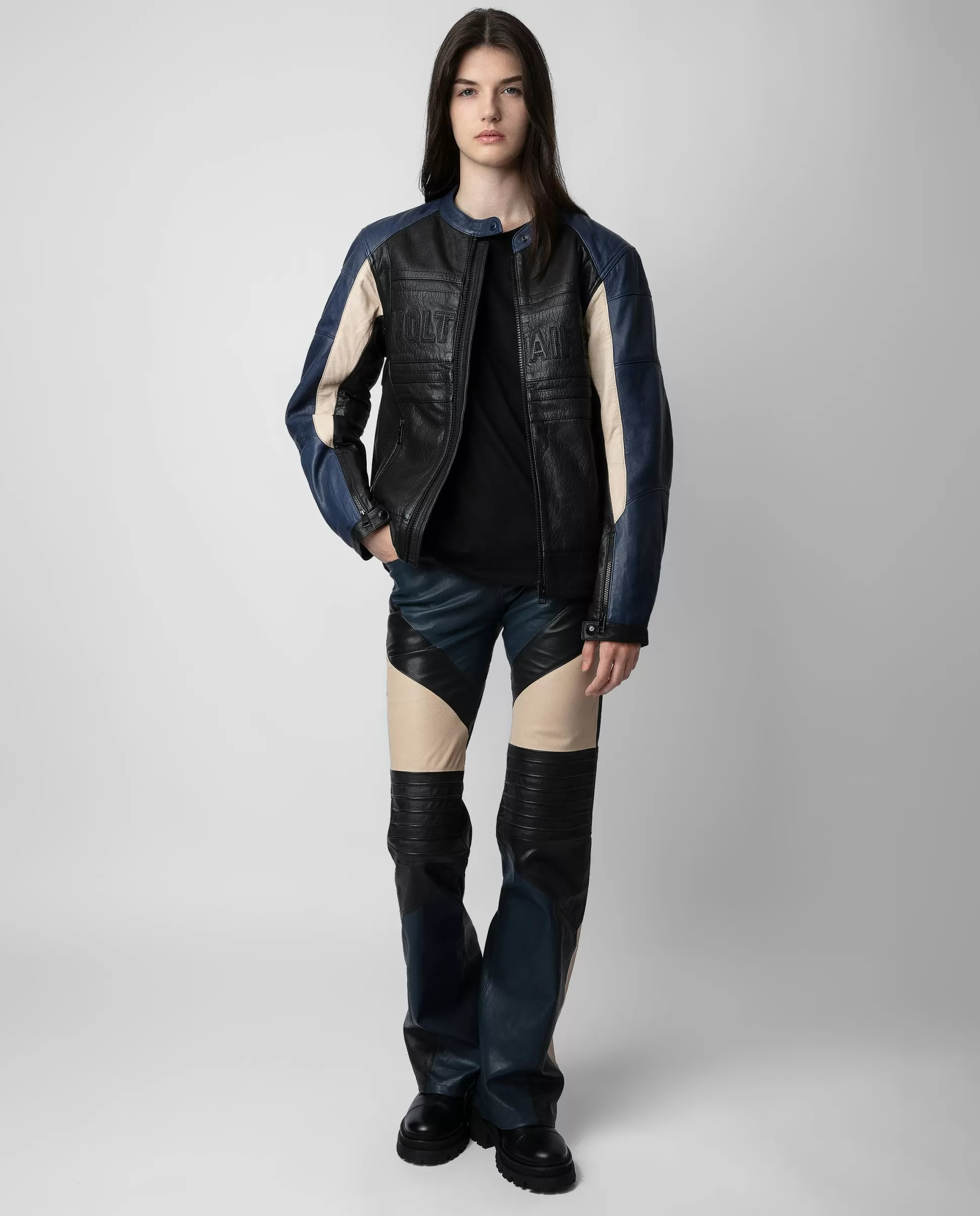 Femmes Zadig & Voltaire Unisexe^Veste En Cuir De Motard Tardif