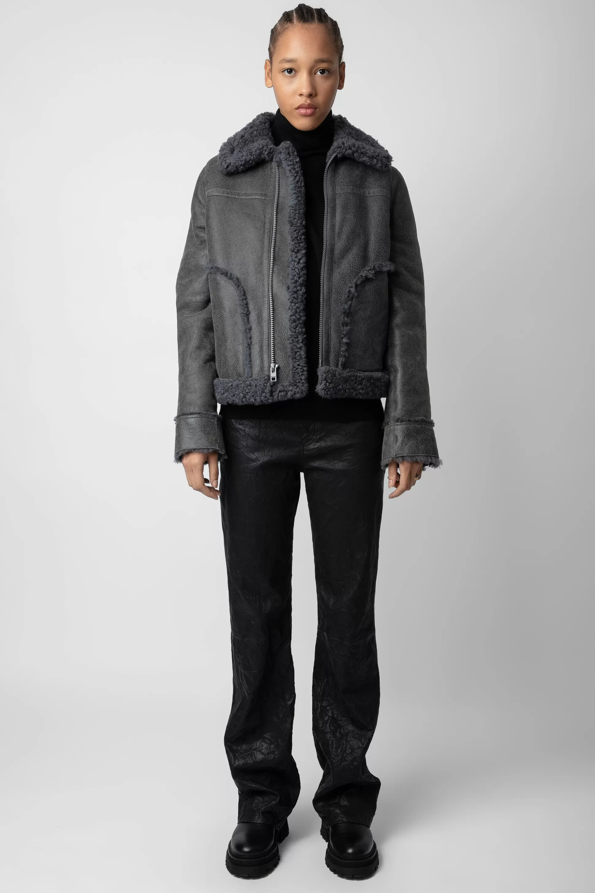 Femmes Zadig & Voltaire Manteaux Et Vestes^Veste En Cuir Kady