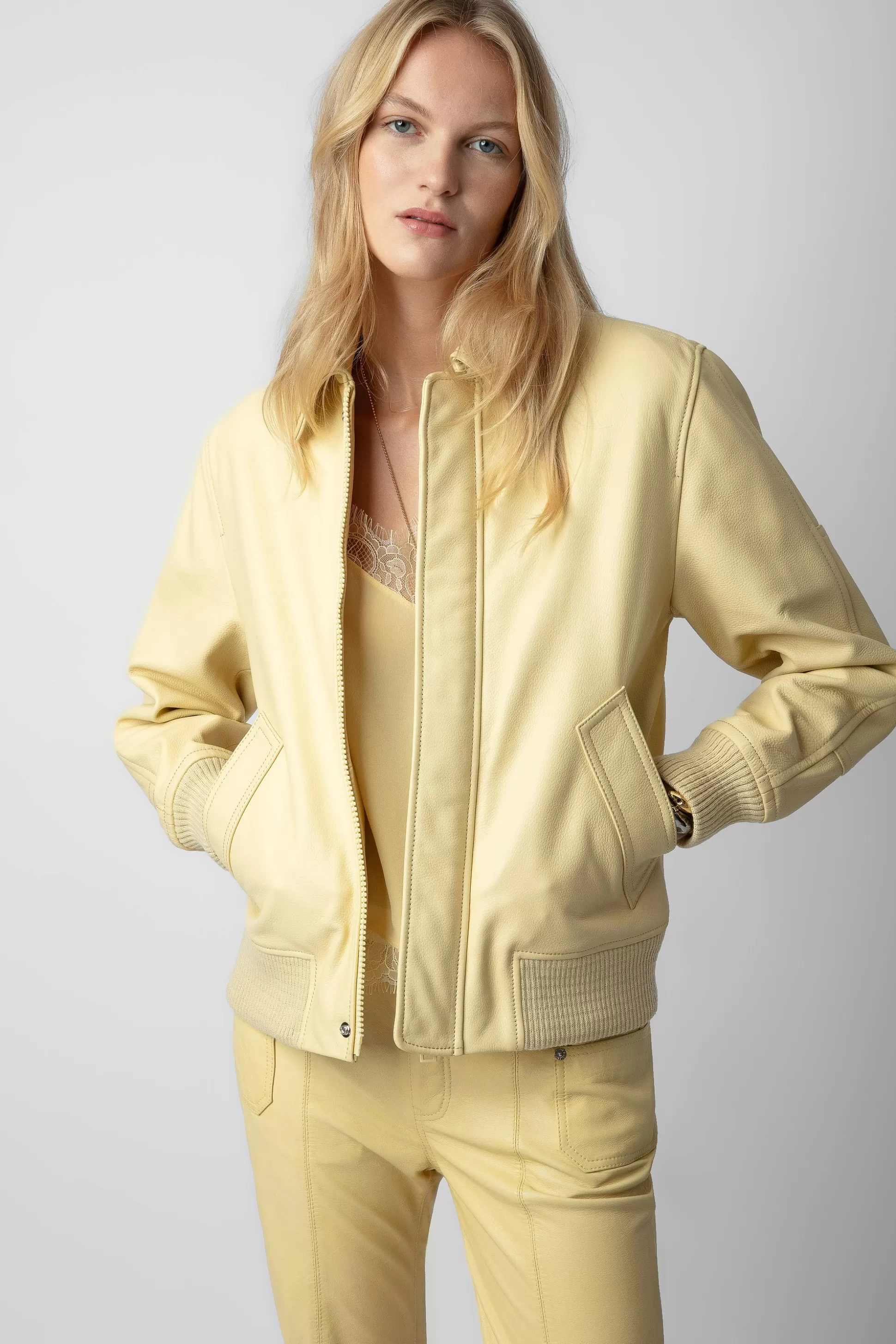Femmes Zadig & Voltaire Manteaux Et Vestes^Veste En Cuir Kaia