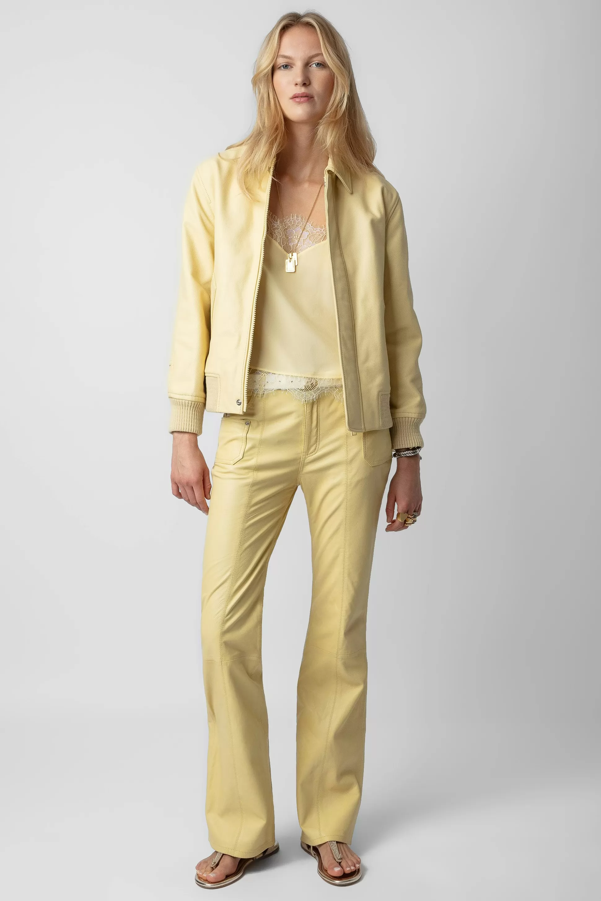 Femmes Zadig & Voltaire Manteaux Et Vestes^Veste En Cuir Kaia
