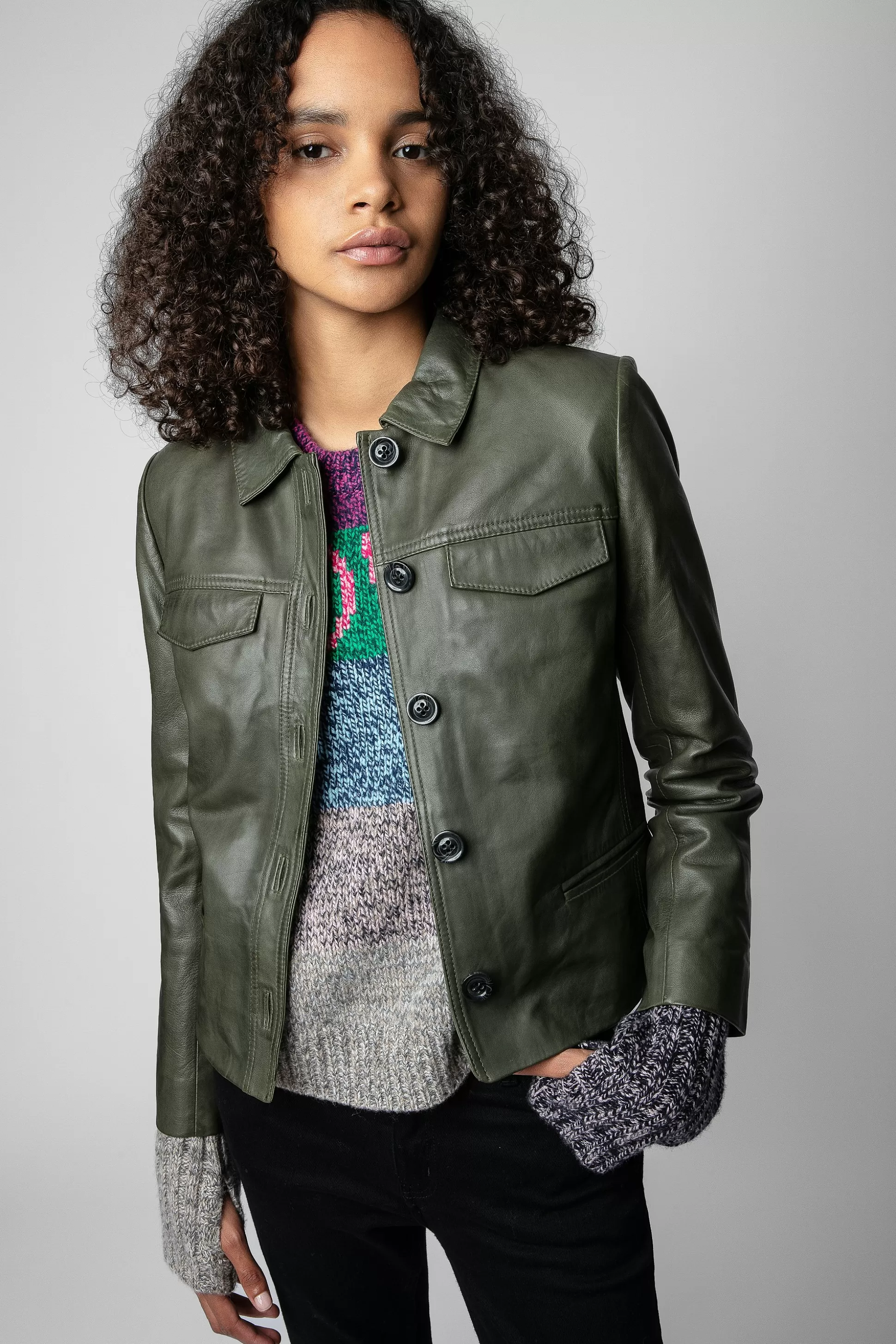 Femmes Zadig & Voltaire Manteaux Et Vestes^Veste En Cuir Liam