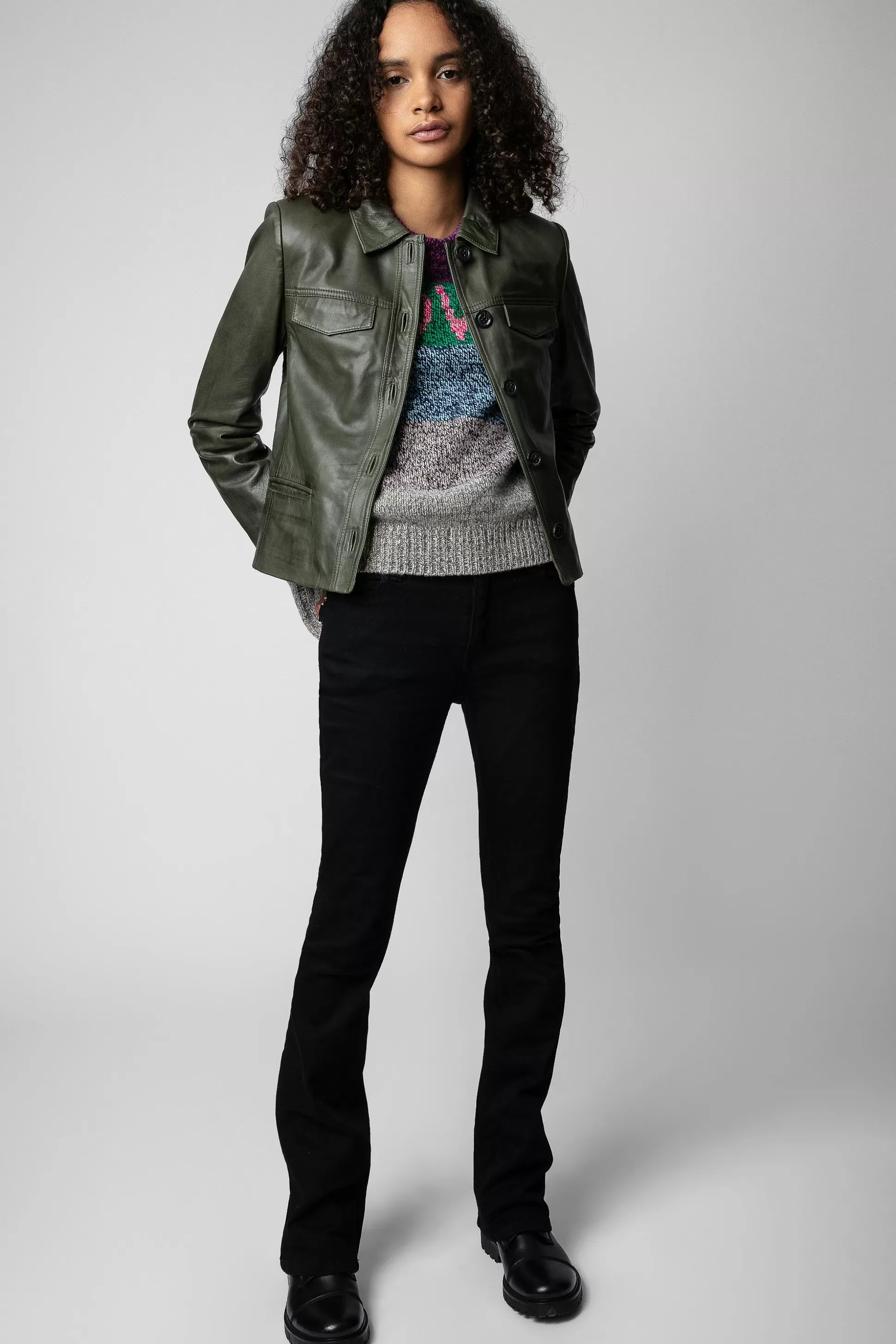 Femmes Zadig & Voltaire Manteaux Et Vestes^Veste En Cuir Liam