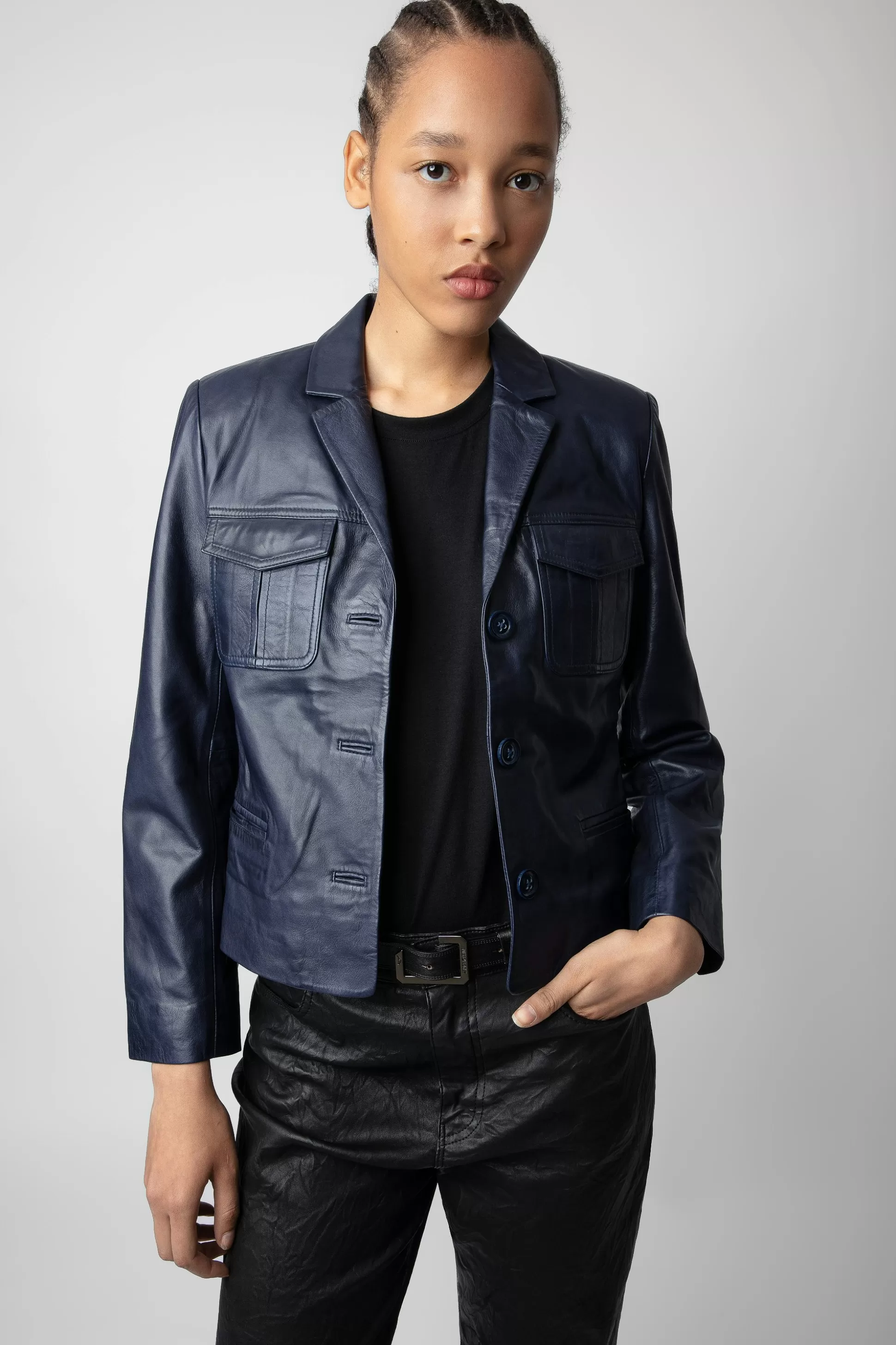 Femmes Zadig & Voltaire Manteaux Et Vestes^Veste En Cuir Liams