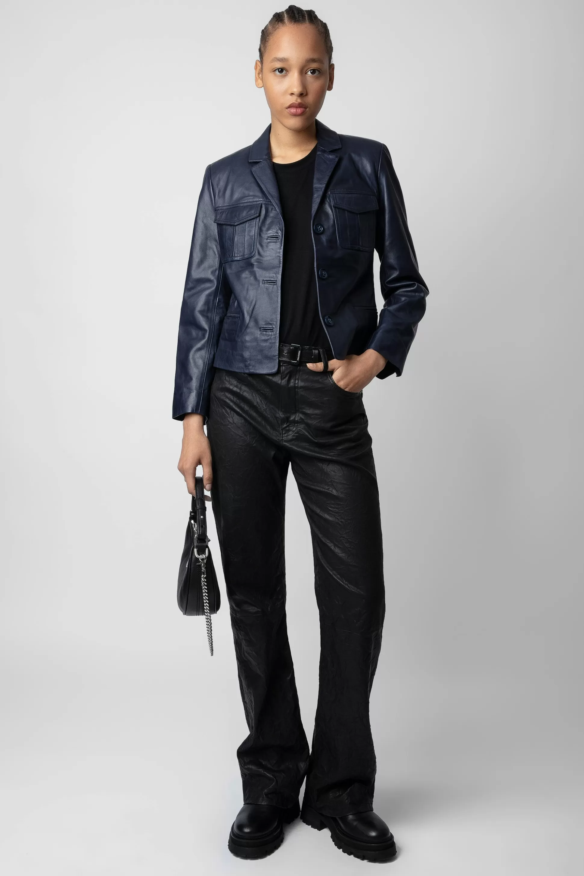 Femmes Zadig & Voltaire Manteaux Et Vestes^Veste En Cuir Liams