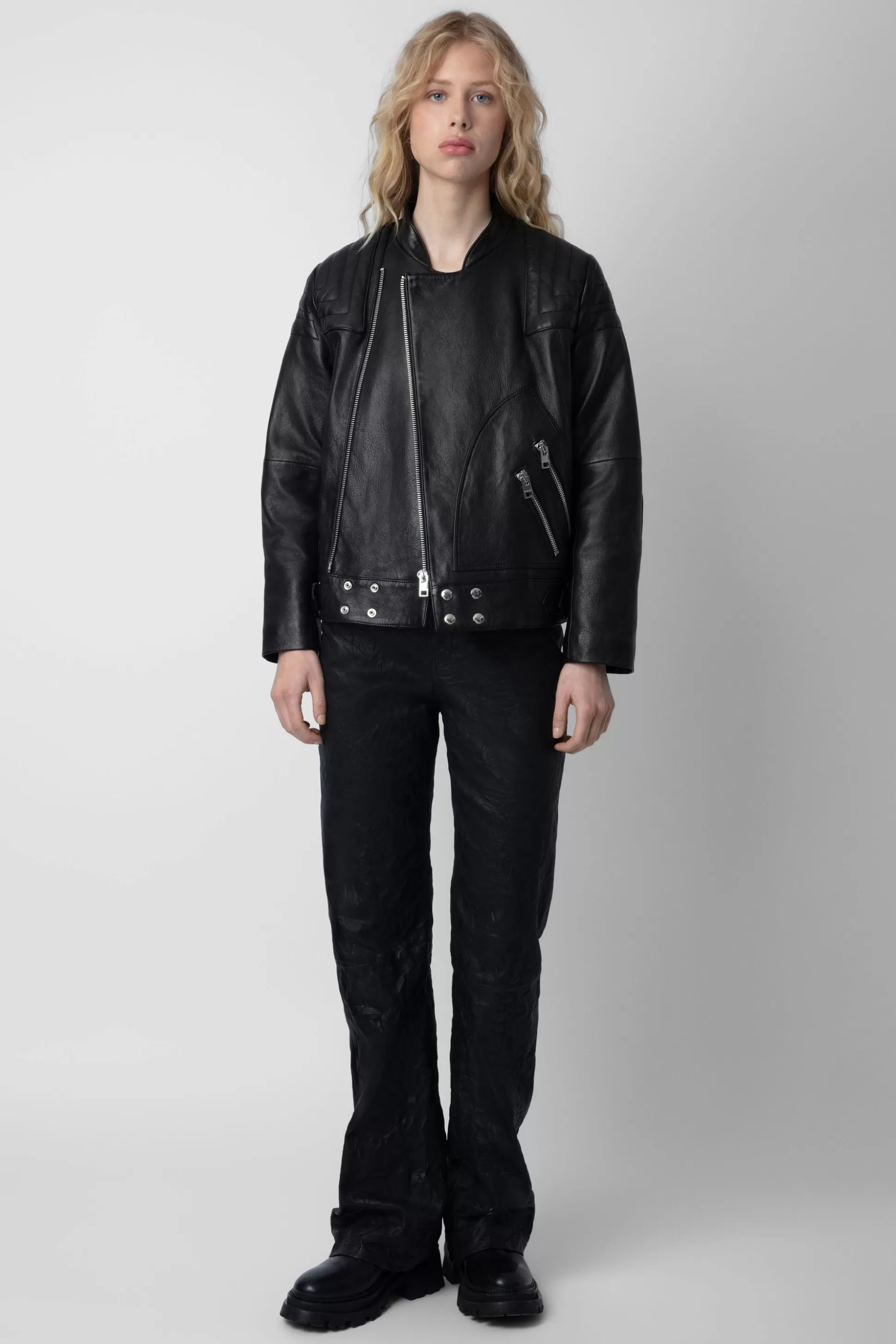 Femmes Zadig & Voltaire Manteaux Et Vestes^Veste En Cuir Liliam