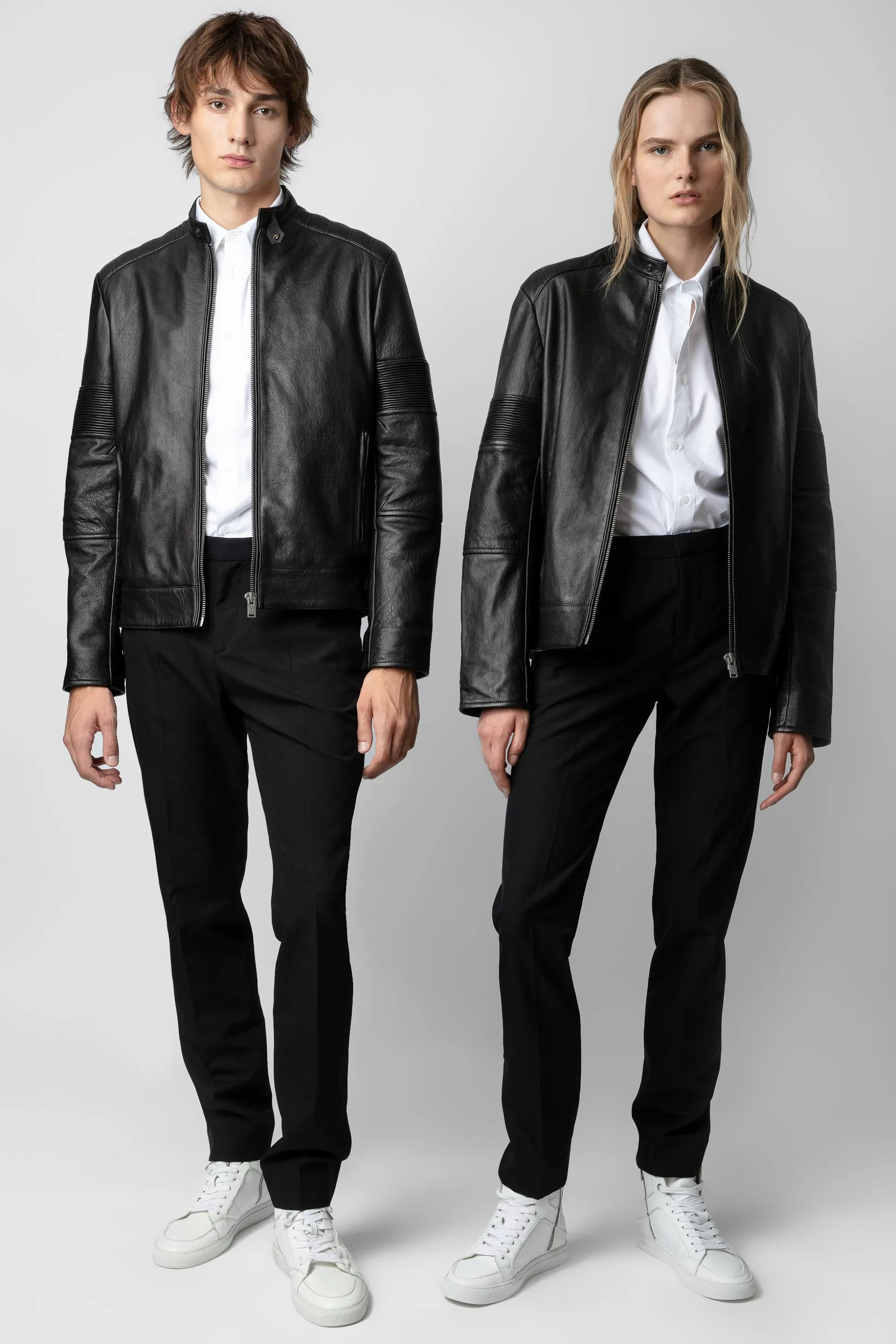 Hommes Zadig & Voltaire Manteaux Et Vestes^Veste En Cuir Maigre