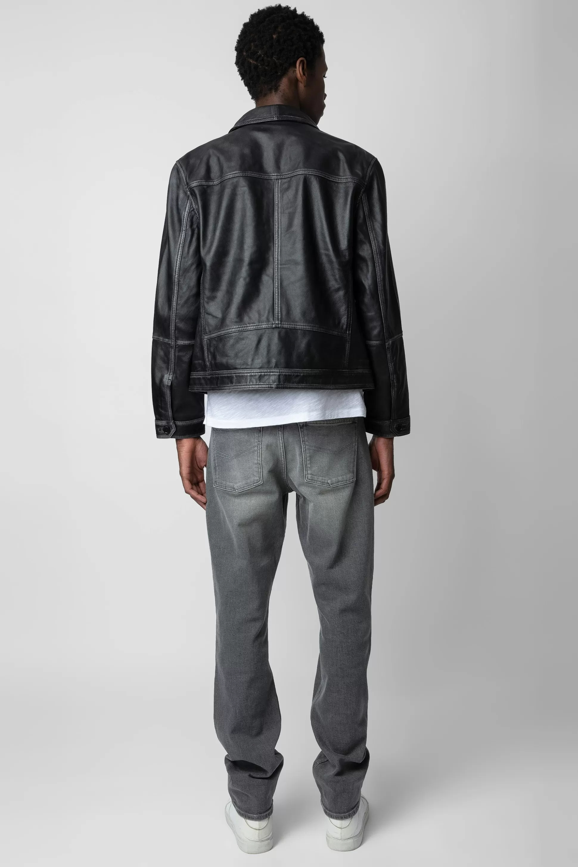Hommes Zadig & Voltaire Manteaux Et Vestes^Veste En Cuir Vintage Lasso
