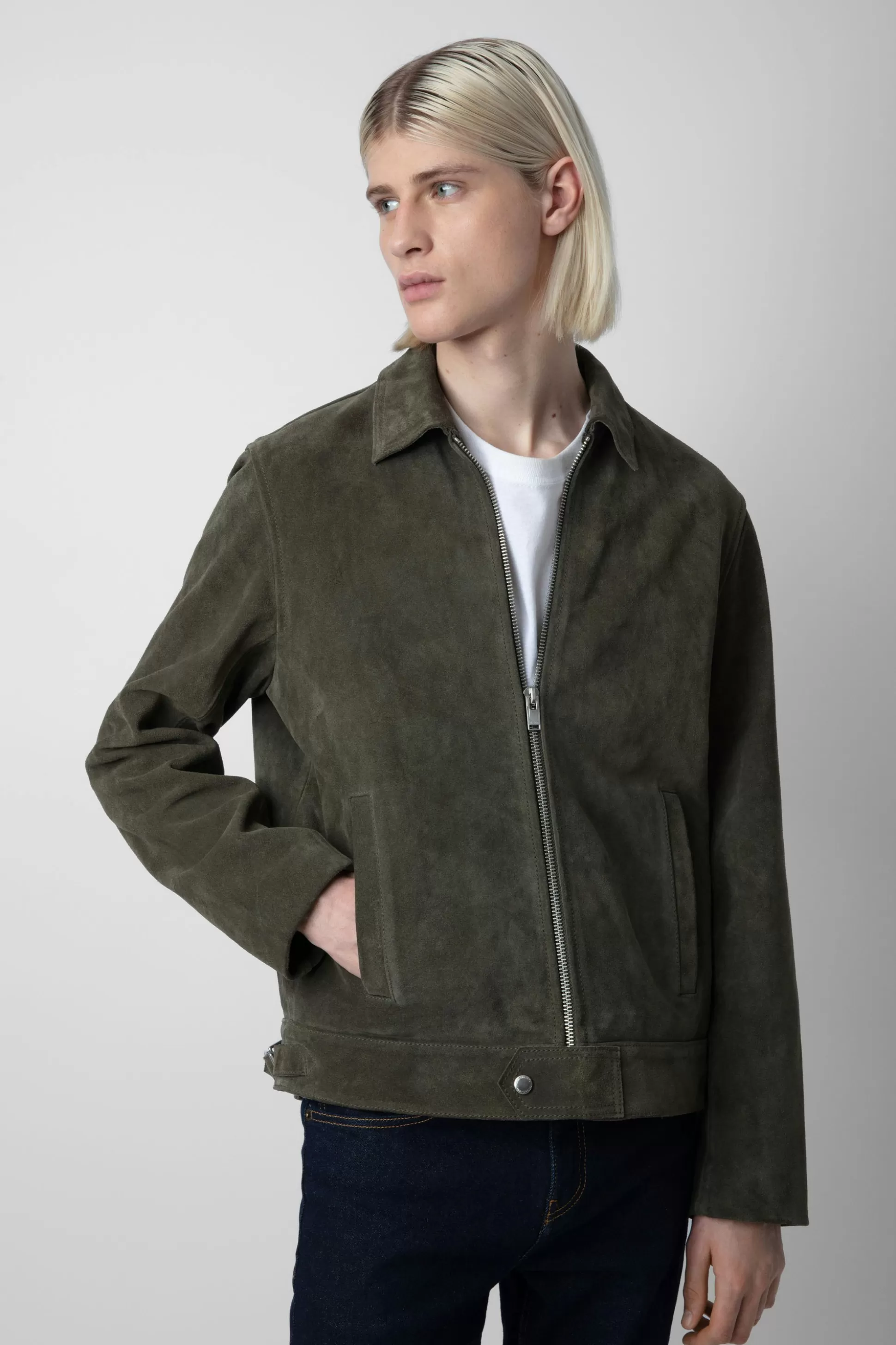 Hommes Zadig & Voltaire Manteaux Et Vestes^Veste En Daim Maigre