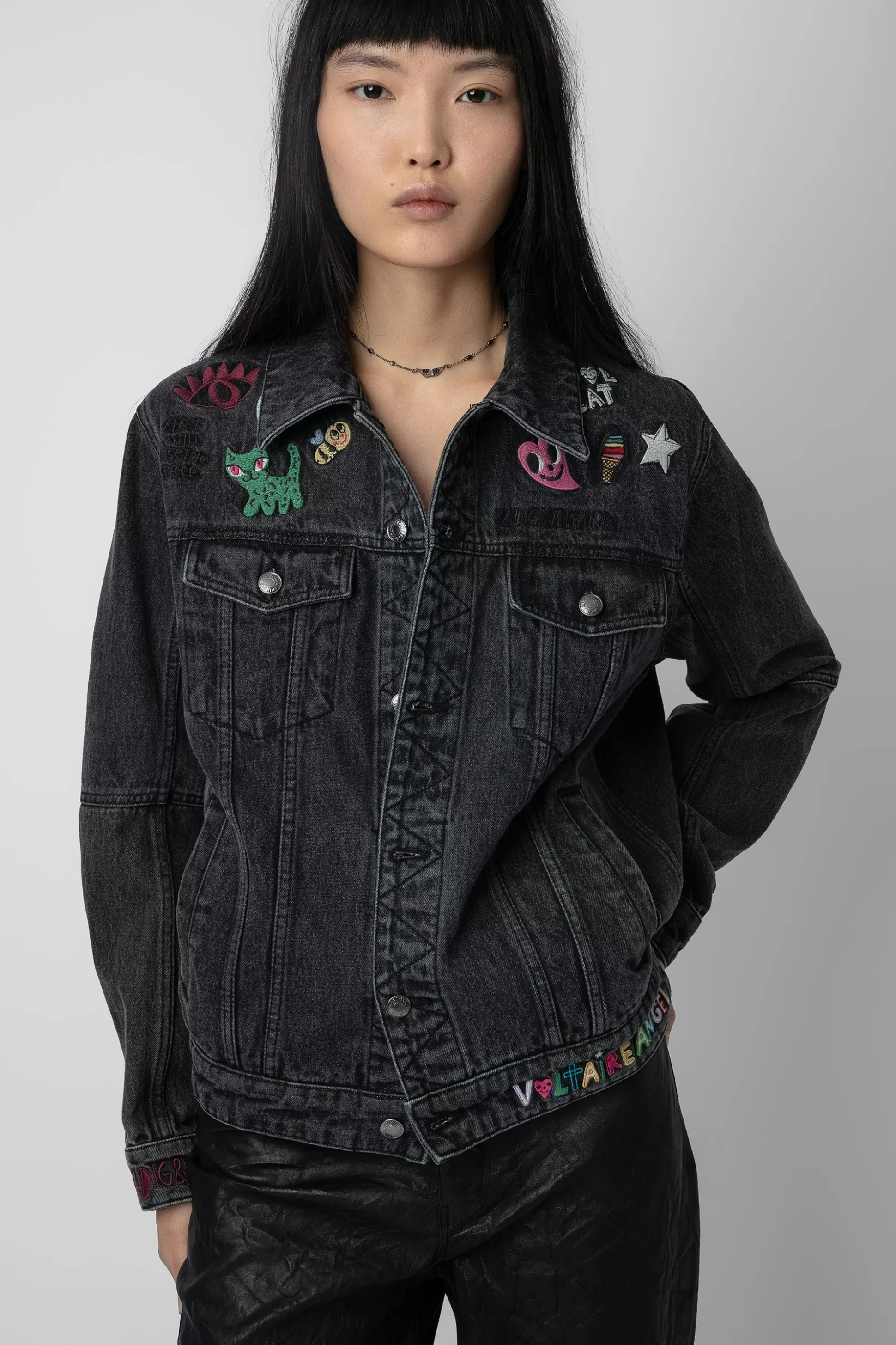 Femmes Zadig & Voltaire Manteaux Et Vestes^Veste En Jean Kasy